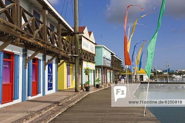 Heritage Quay shopping district in St. John's  Antigua  Leeward Islands  West Indies  Caribbean  Central America