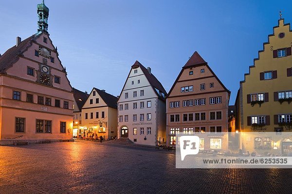 Europa  Bayern  Franken  Deutschland  Rothenburg ob der Tauber