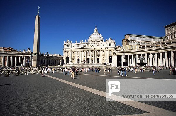 Rom  Hauptstadt  Europa  Petersplatz  Latium  Vatikan  Italien