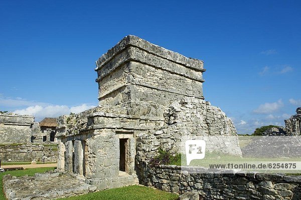 Ausgrabungsstätte  Nordamerika  Mexiko  Maya  antik  Quintana Roo  Tulum