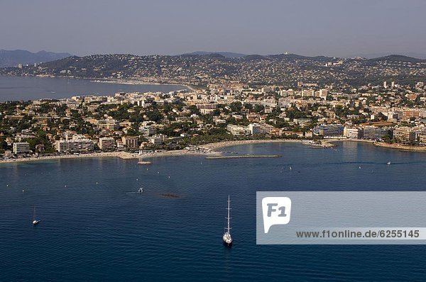 Frankreich Europa Mütze Ansicht Hubschrauber Provence - Alpes-Cote d Azur Cote d Azur Alpes-Maritimes