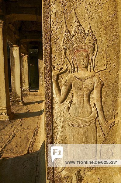 Tänzer  Himmel  Südostasien  UNESCO-Welterbe  Vietnam  Angkor  Asien  Kambodscha  Siem Reap