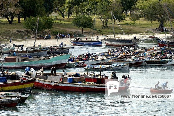 Fischereihafen  Fischerhafen  Ostafrika  Afrika  Tansania