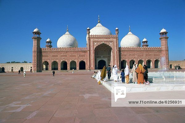 Asien  Badshahi Moschee  Lahore  Pakistan  Punjab