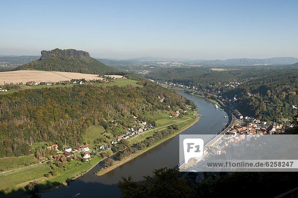 Europa  Festung  Fluss  Deutschland  Sachsen