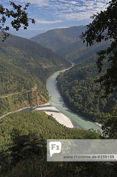 fließen  Fluss  Asien  Indien  Sikkim