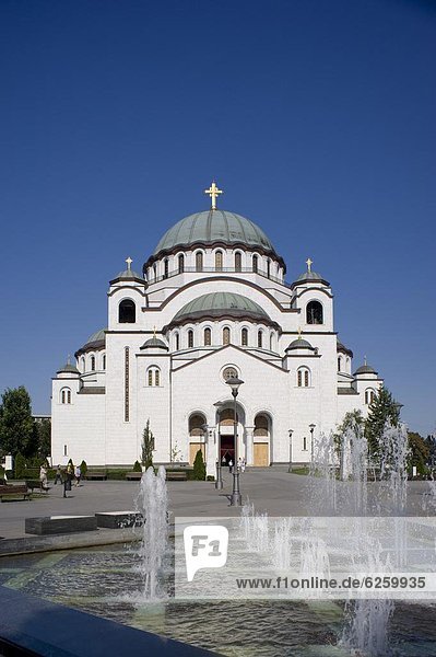 Europa Kathedrale russisch orthodox russisch-orthodox Serbien