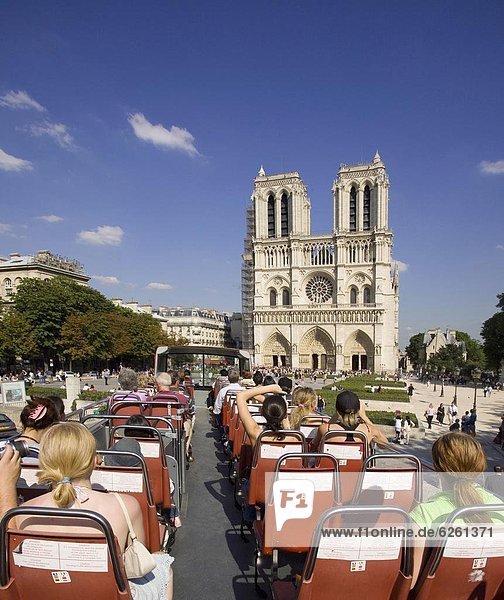 Paris Hauptstadt Frankreich Europa Tagesausflug Notre Dame