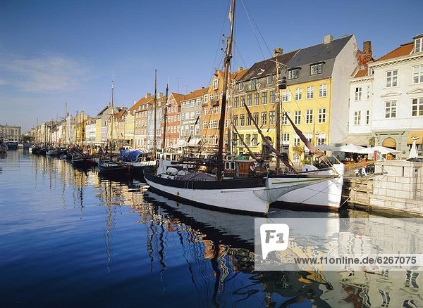 Europa Dänemark Kopenhagen Hauptstadt Nyhavn