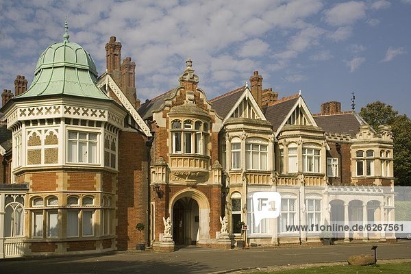 The Mansion  Bletchley Park  the World War II code-breaking centre  Buckinghamshire  England  United Kingdom  Europe