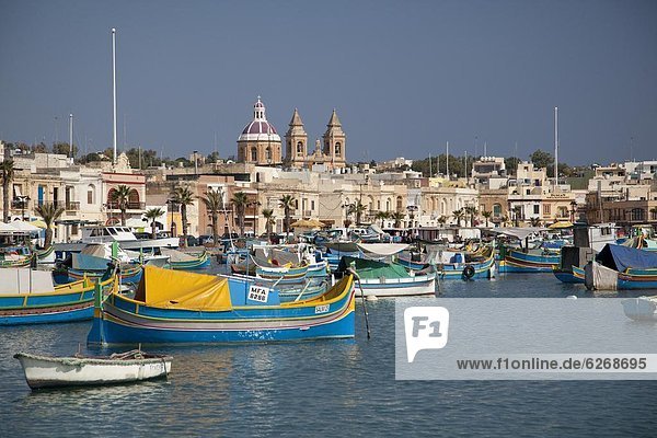 Marsaxlokk  Malta  Mittelmeer  Europa