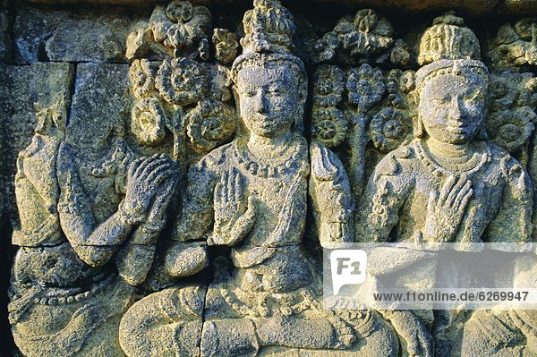 fünfstöckig  Buddhismus  Borobudur  Jahrhundert  Indonesien  Java