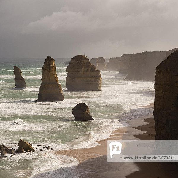 The Twelve Apostles  Great Ocean Road  Victoria  Australia  Pacific