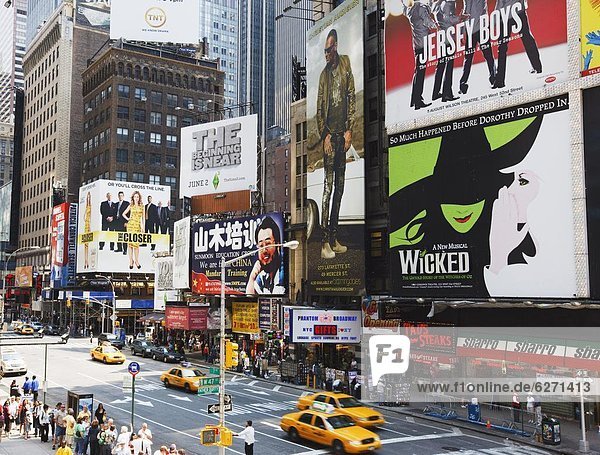 Times Square  Manhattan  New York City  New York  Vereinigte Staaten von Amerika  Nordamerika