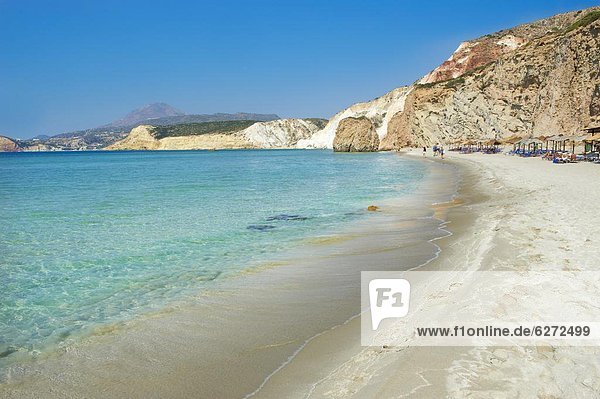 Firiplaka Beach  Milos  Cyclades Islands  Greek Islands  Aegean Sea  Greece  Europe