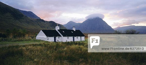 Europa Großbritannien Blackrock Cottage Schottland