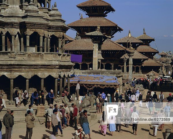 Asien  Durbar Square  Nepal  Patan