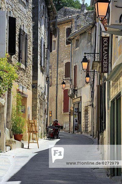 Traditional old stone houses  Les Plus Beaux Villages de France  Menerbes  Provence  France  Europe