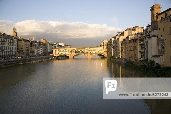 Europa  Fluss  Arno  Florenz  Italien  Toskana