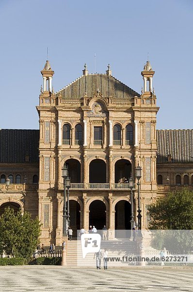 Europa  Stadtplatz  bauen  Messe  Messen  Sevilla  Spanien