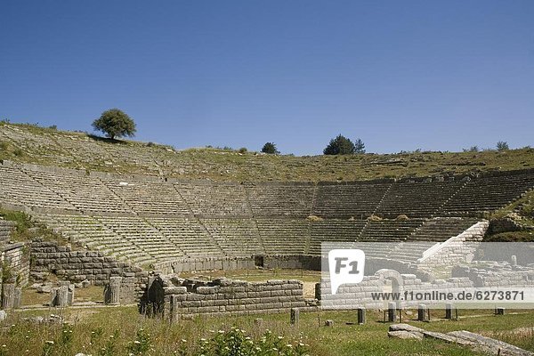 The 3rd century BC Theatre  Dodona  Epiros  Greece  Europe