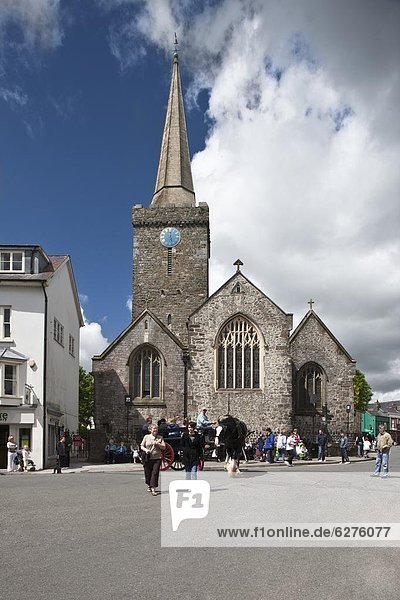 St. Marien Kirche  Tenby  Pembrokeshire  Wales  Vereinigtes Königreich  Europa