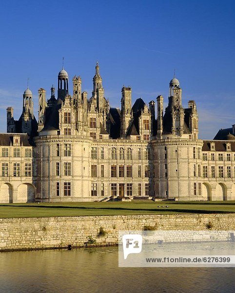 Frankreich Europa Chateau Chambord Loiretal