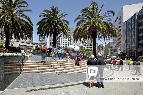 Vereinigte Staaten von Amerika USA Nordamerika Kalifornien Innenstadt San Francisco Union Square