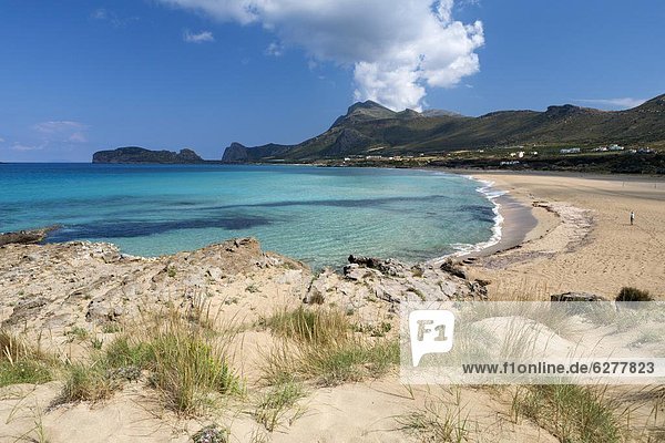 Falassarna beach  Falassarna  Chania region  Crete  Greek Islands  Greece  Europe