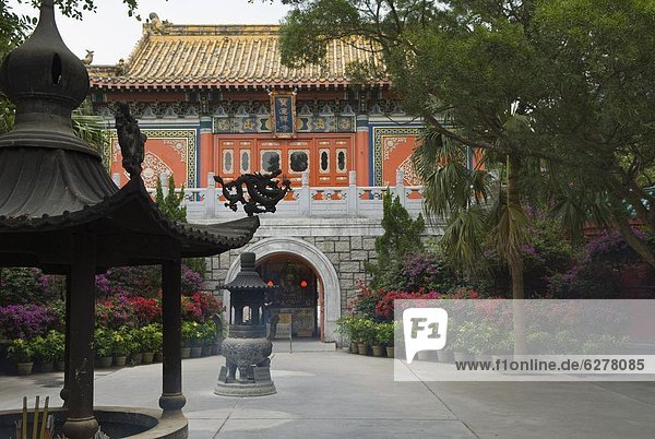 China Asien Hongkong Po Lin Kloster Lantau Island