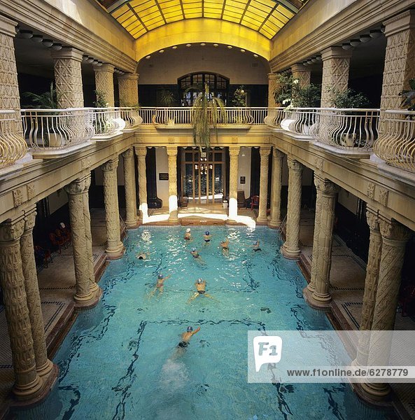 Budapest  Hauptstadt  Innenaufnahme  Europa  baden  Hotel  Gellért  Ungarn