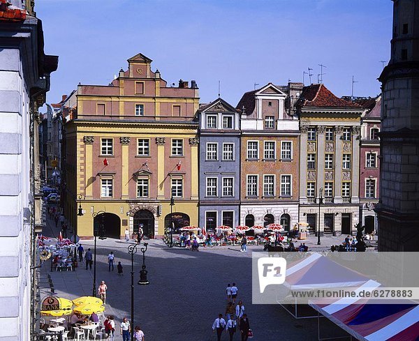 Europa Stadtplatz Posen Polen