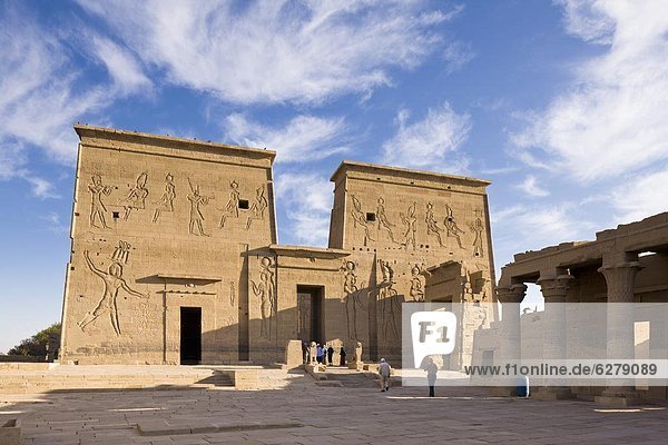 Nordafrika  Eingang  Verkehrshütchen  Leitkegel  UNESCO-Welterbe  Afrika  Ägypten  Nubien