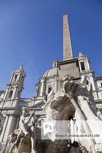 Rom  Hauptstadt  Europa  Latium  Italien  Piazza Navona