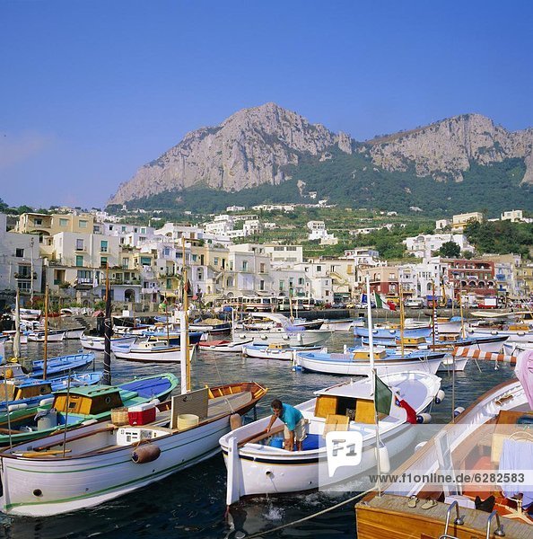 Kampanien  Capri  Italien  Marina Grande