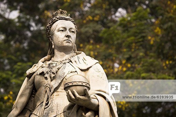 Statue Mittelpunkt Königin Asien Bangalore Indien Karnataka