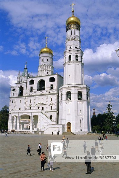 Moskau  Hauptstadt  groß  großes  großer  große  großen  Kirchturm  Glocke  Kreml  Russland