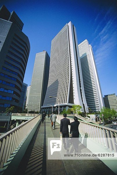 Bankenviertel  Tokyo  Hauptstadt  Japan