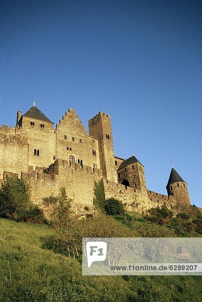 Frankreich  Europa  Wand  Festung  UNESCO-Welterbe  Carcassonne