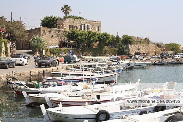 Harbour  Byblos  Jbail  Lebanon  Middle East
