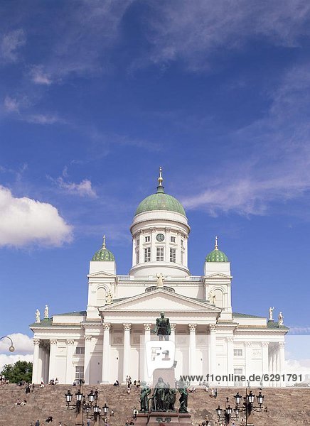 Helsinki  Hauptstadt  Europa  Außenaufnahme  Kathedrale  Christ  Finnland  Skandinavien