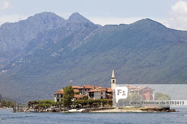 Europa Langensee Lago Maggiore Isola dei Pescatori Italien Piemont Stresa