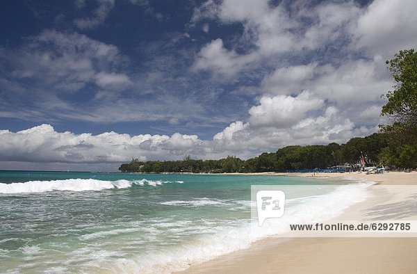 Landstraße  Strand  Meer  Sand  Karibik  Westindische Inseln  Barbados  Mittelamerika  Ansicht  Bucht  Westküste  Windward Islands
