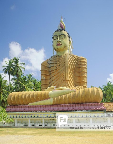 Giant seated Buddha statue  Wewurukannala  Dikwella  Sri Lanka