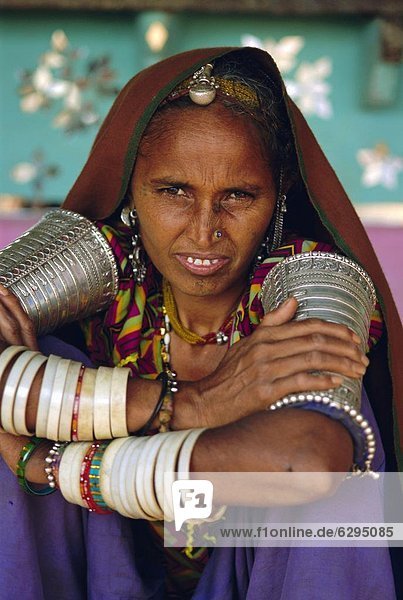 Frau  Indien  Rajasthan