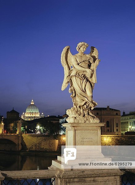 Rom Hauptstadt Statue Engel Italien Vatikan
