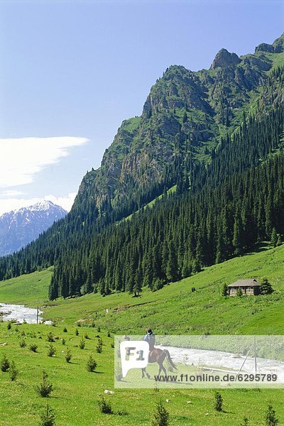 nahe Mann Zentralasien Kirgistan