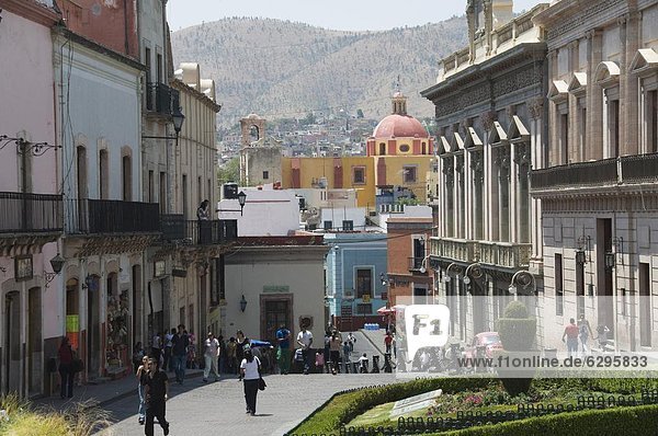 Stadtplatz Nordamerika Mexiko Guanajuato