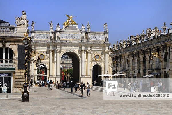 Frankreich  Europa  UNESCO-Welterbe  Arc de Triomphe  Lothringen  Nancy