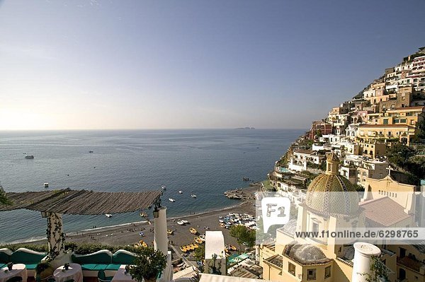 Europa UNESCO-Welterbe Amalfiküste Kampanien Italien Positano